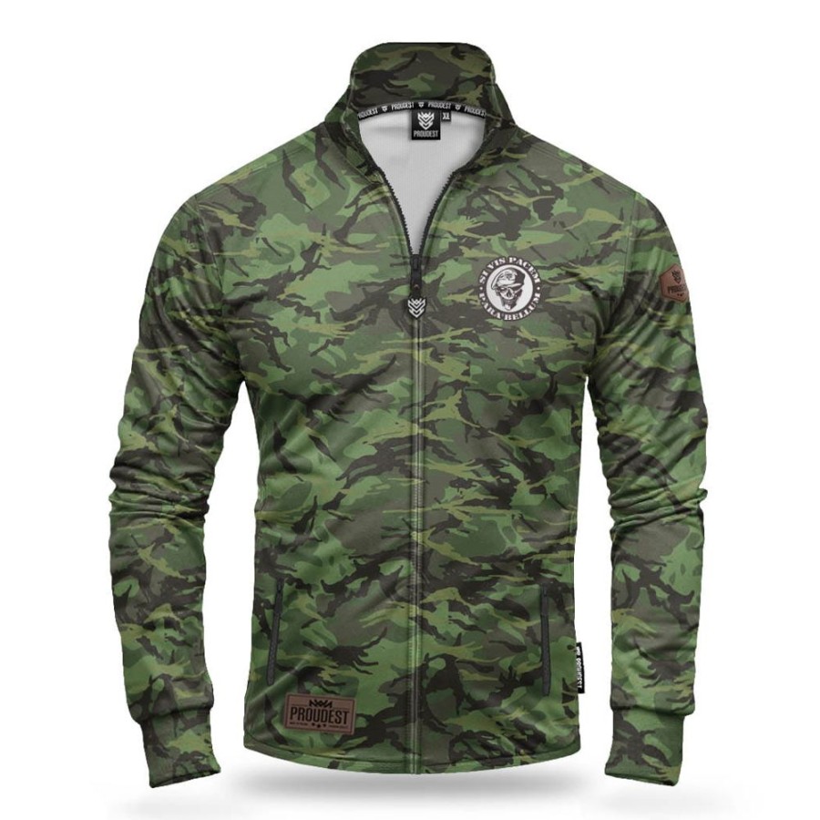 Mezczyzna Proudest | Bluza Rozpinana Ze Stojka N15 Camo Green