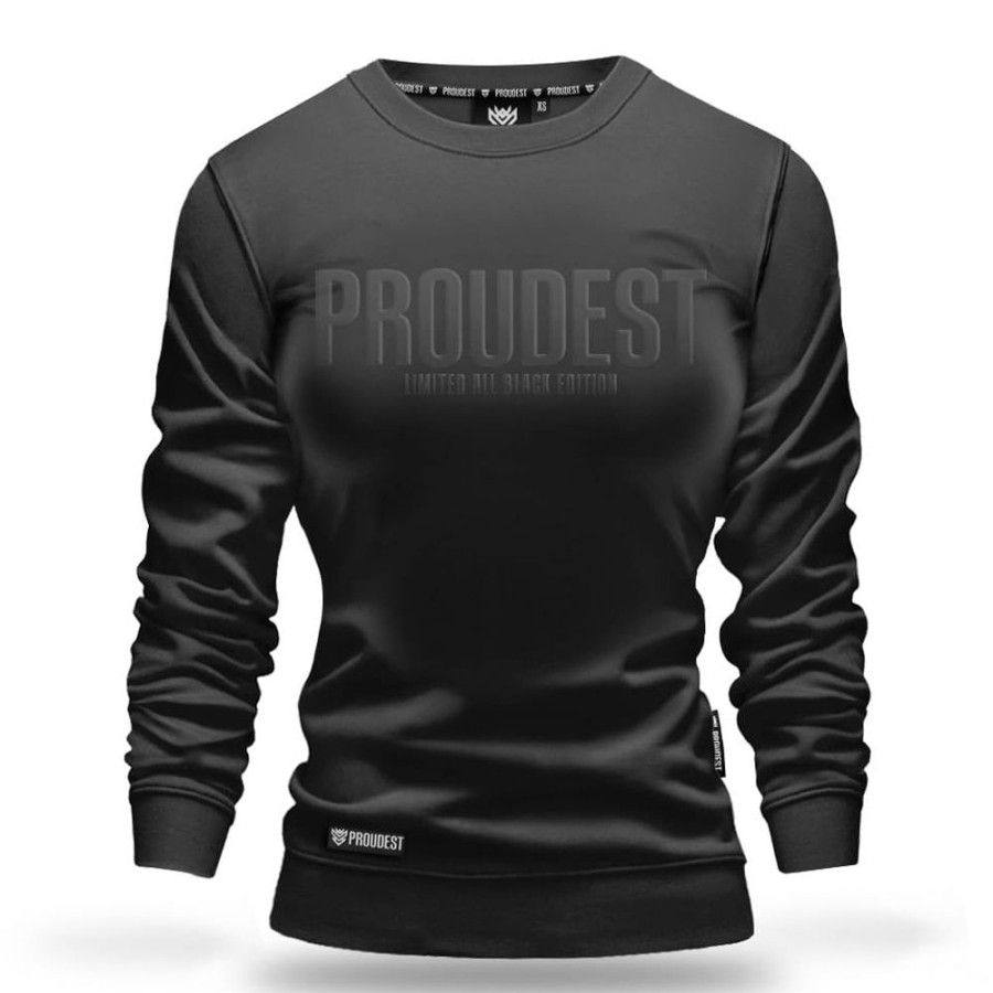 Kobieta Proudest | Bluza Klasyczna Damska All Black