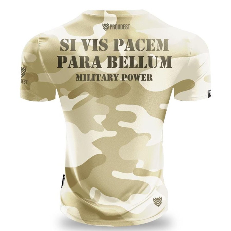 Mezczyzna Proudest | Koszulka Slim Military Power Camo