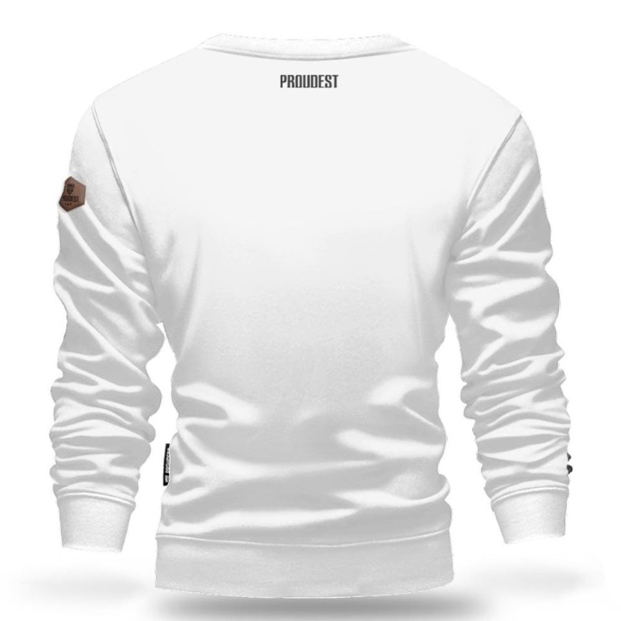 Mezczyzna Proudest | Bluza Klasyczna Bull White