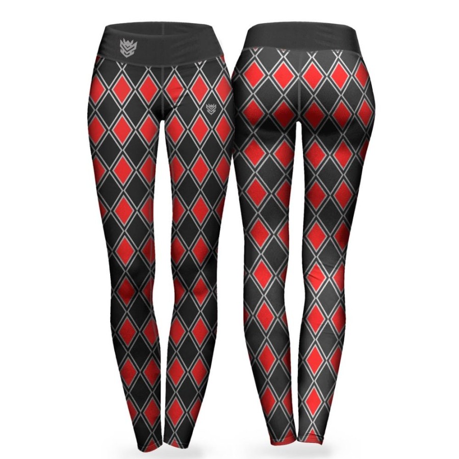 Kobieta Proudest | Legginsy Damskie Geometric Red