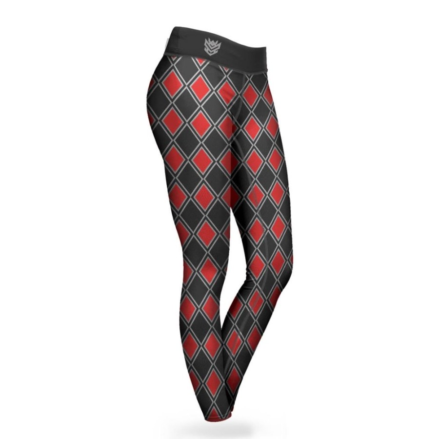 Kobieta Proudest | Legginsy Damskie Geometric Red