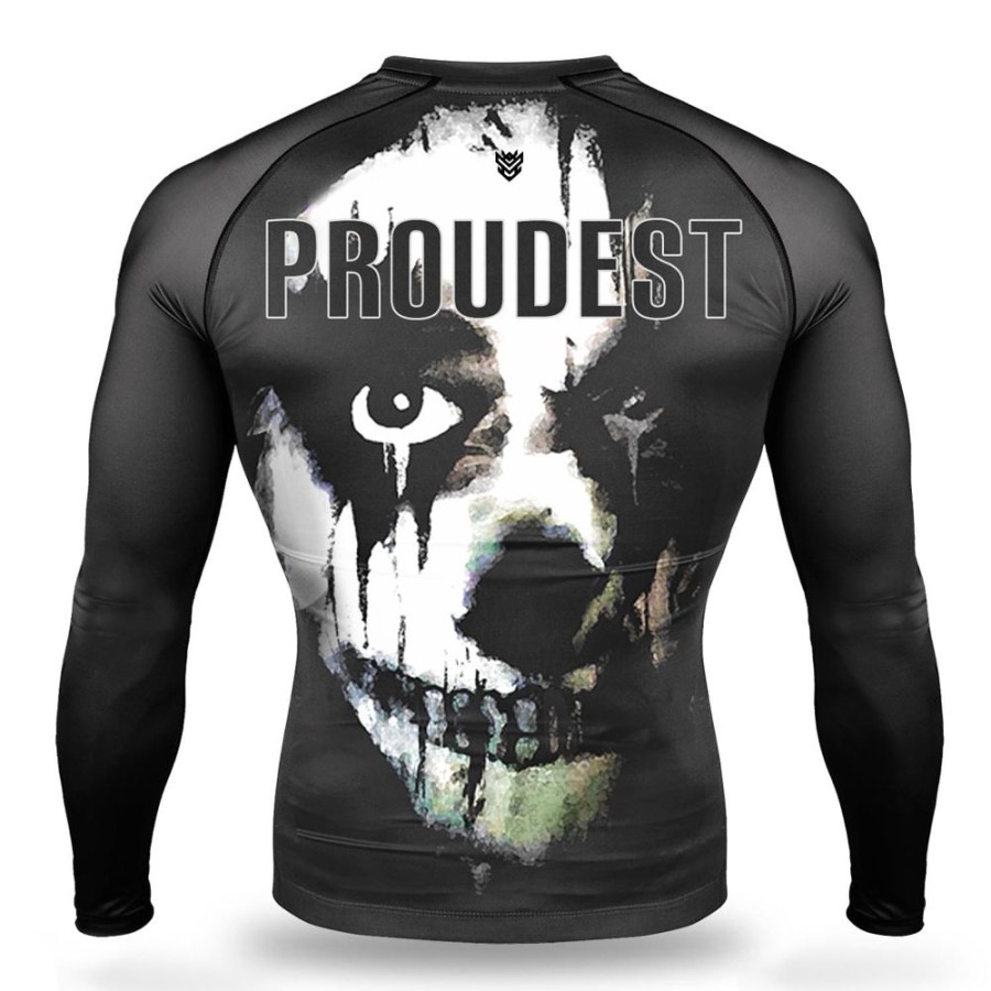 Mezczyzna Proudest | Rashguard Dlugi Rekaw Creepy Face