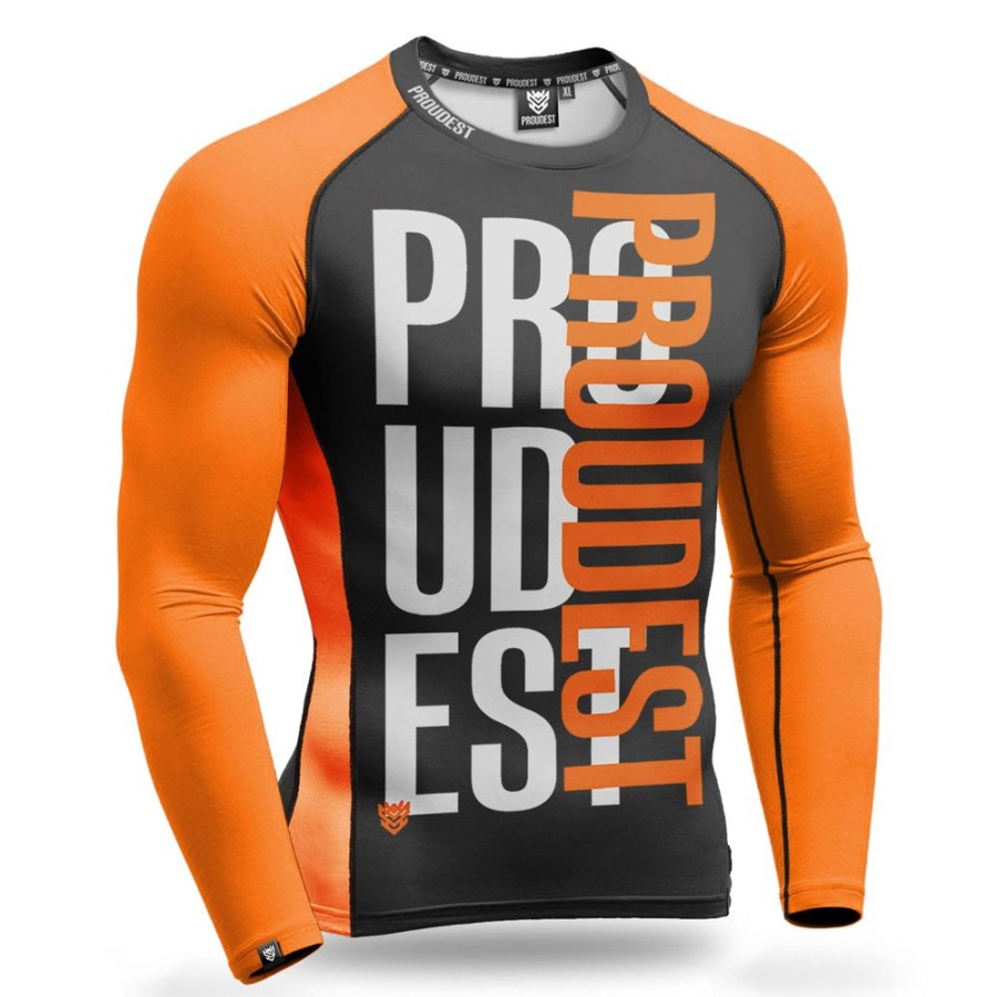 Mezczyzna Proudest | Rashguard Dlugi Rekaw Big Orange