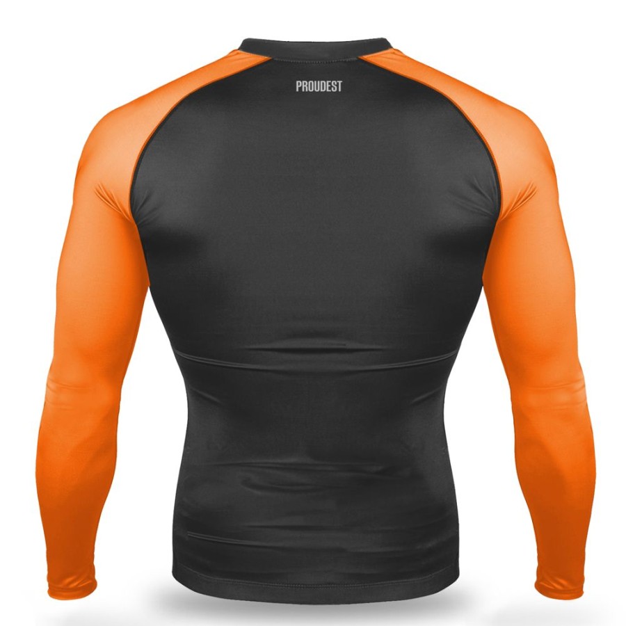 Mezczyzna Proudest | Rashguard Dlugi Rekaw Big Orange