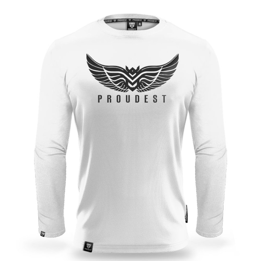 Mezczyzna Proudest | Longsleeve Wings White