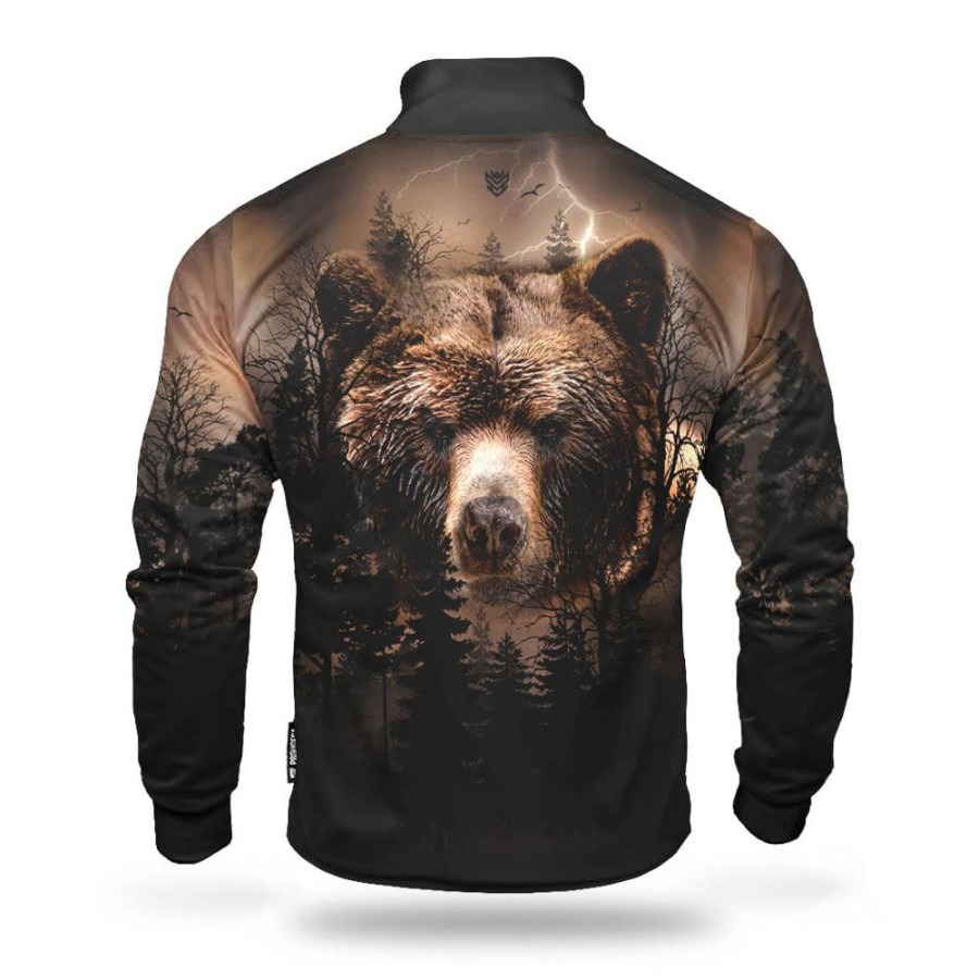 Mezczyzna Proudest | Bluza Rozpinana Ze Stojka Wild Bear Brown