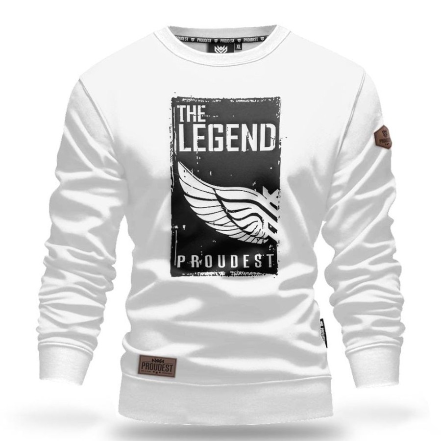 Mezczyzna Proudest | Bluza Klasyczna The Legend White