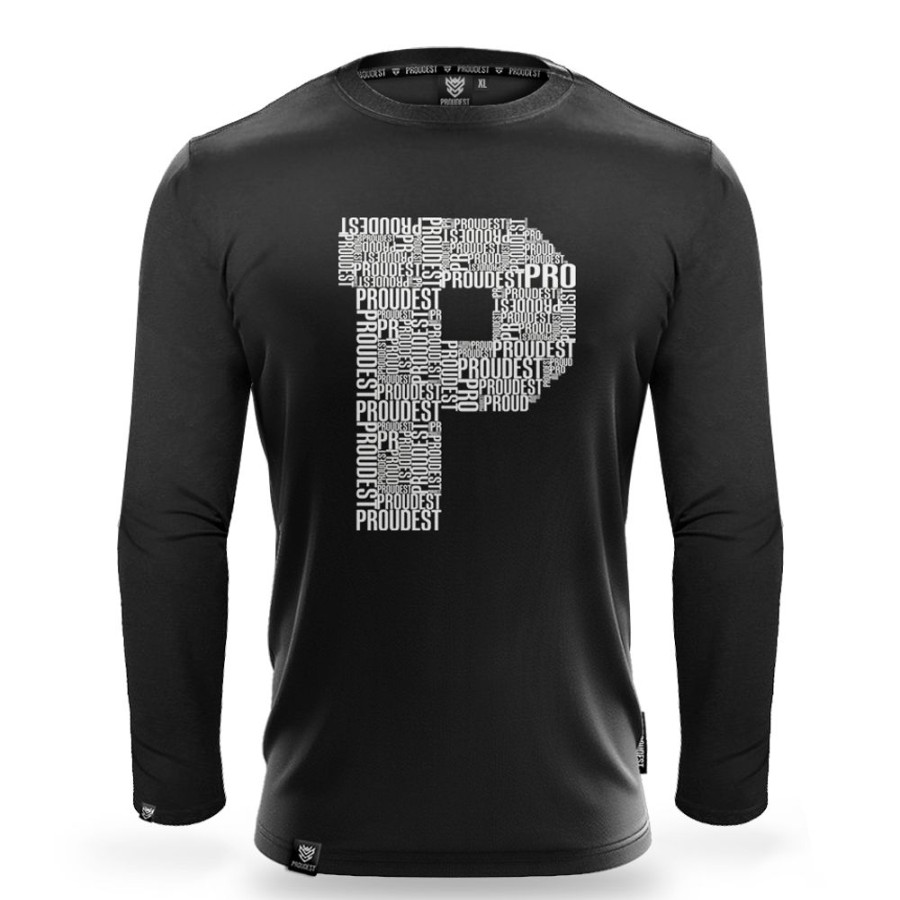 Mezczyzna Proudest | Longsleeve P Black