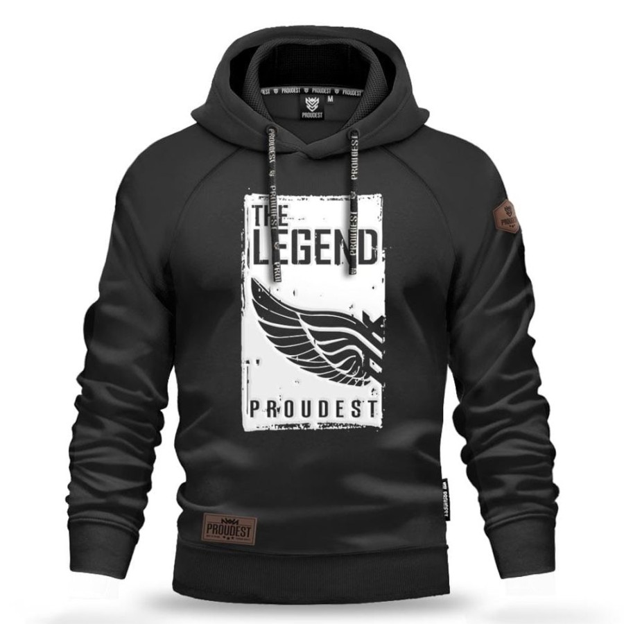 Mezczyzna Proudest | Bluza Z Kapturem The Legend Black