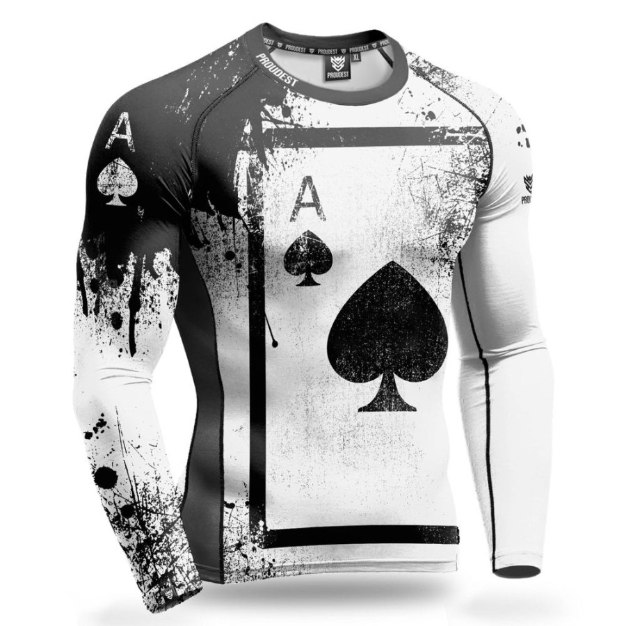 Mezczyzna Proudest | Rashguard Dlugi Rekaw As-Art White