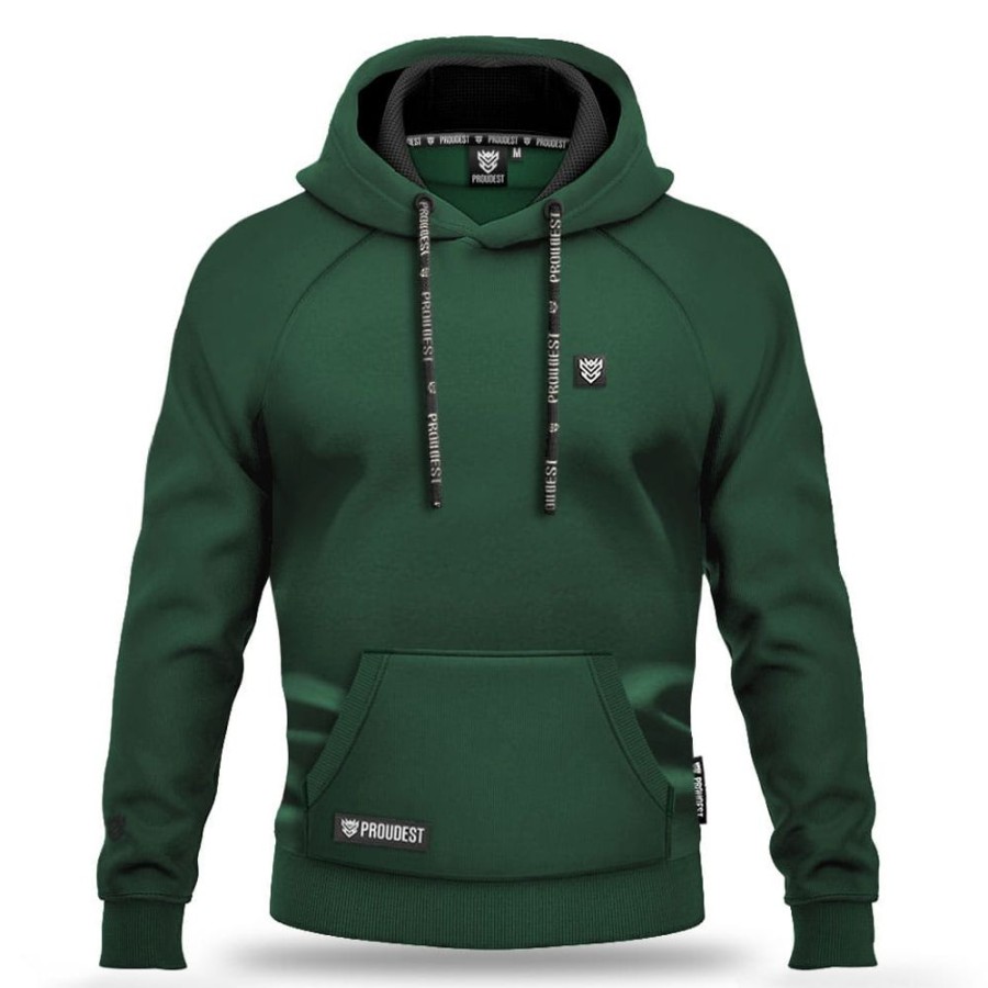 Mezczyzna Proudest | Bluza Kangurka Dark Green Pro