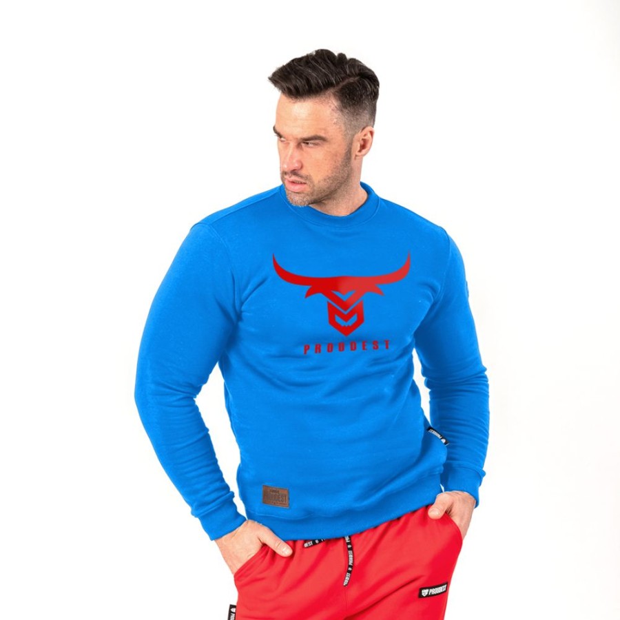 Mezczyzna Proudest | Bluza Klasyczna Bull Blue