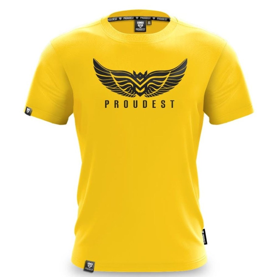 Mezczyzna Proudest | Koszulka Bawelniana Wings Yellow