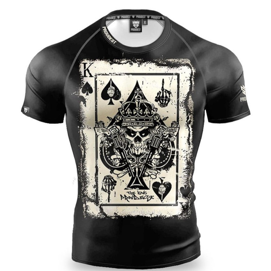 Mezczyzna Proudest | Rashguard Krotki King Card Black