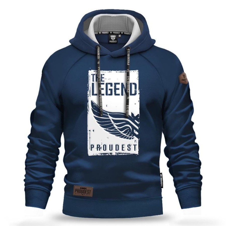 Mezczyzna Proudest | Bluza Z Kapturem The Legend Dark Blue