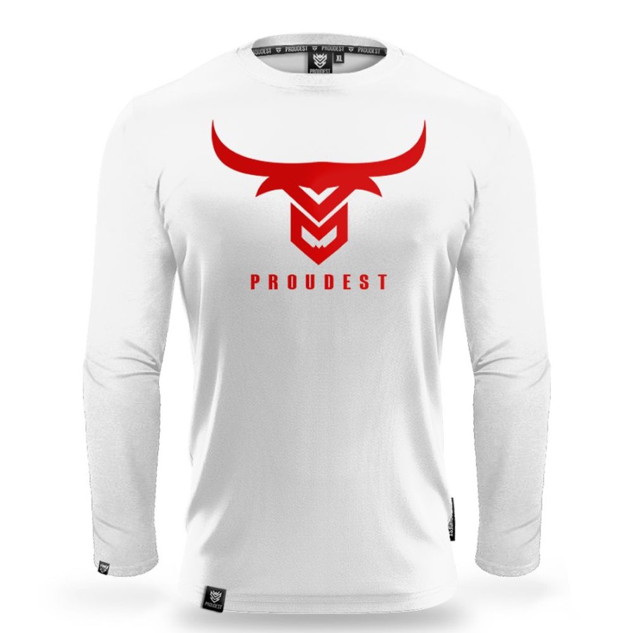 Mezczyzna Proudest | Longsleeve Bull White