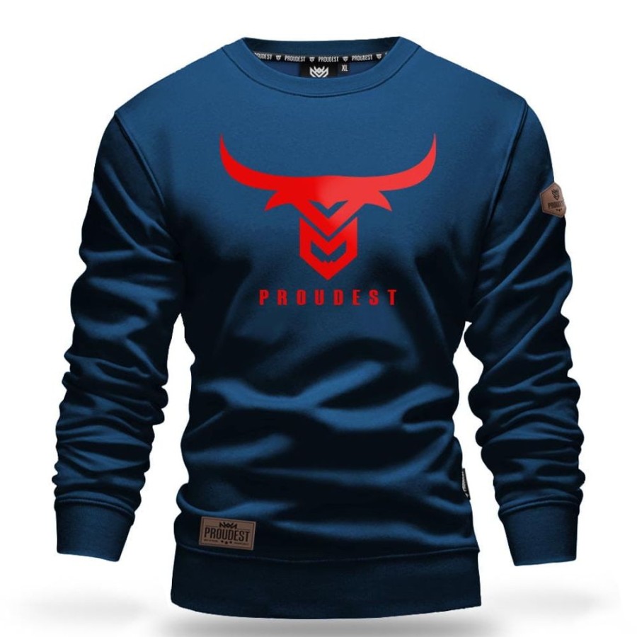 Mezczyzna Proudest | Bluza Klasyczna Bull Dark Blue