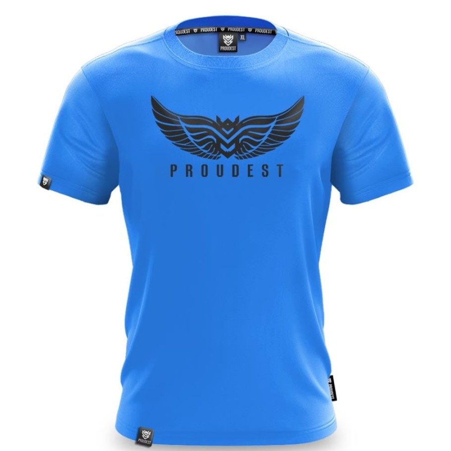 Mezczyzna Proudest | Koszulka Bawelniana Wings Blue