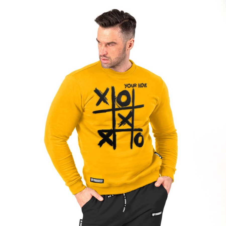 Mezczyzna Proudest | Bluza Klasyczna Your Move Yellow