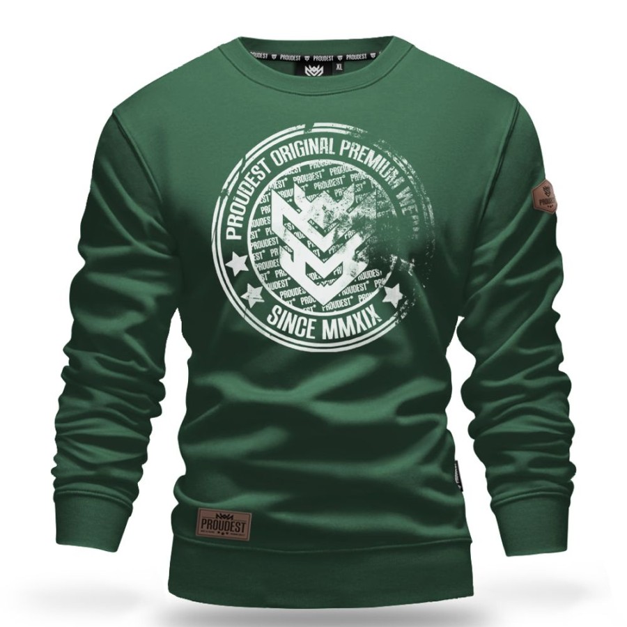 Mezczyzna Proudest | Bluza Klasyczna Original Dark Green