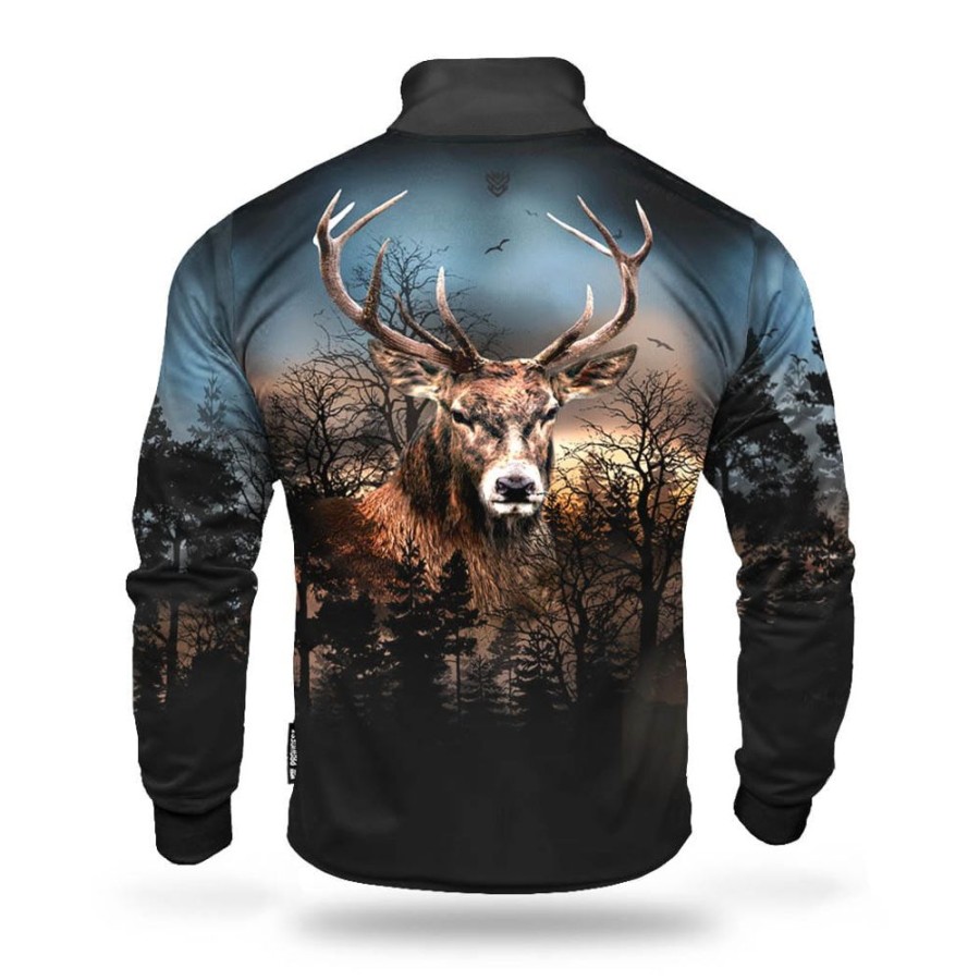 Mezczyzna Proudest | Bluza Rozpinana Ze Stojka Wild Deer Blue