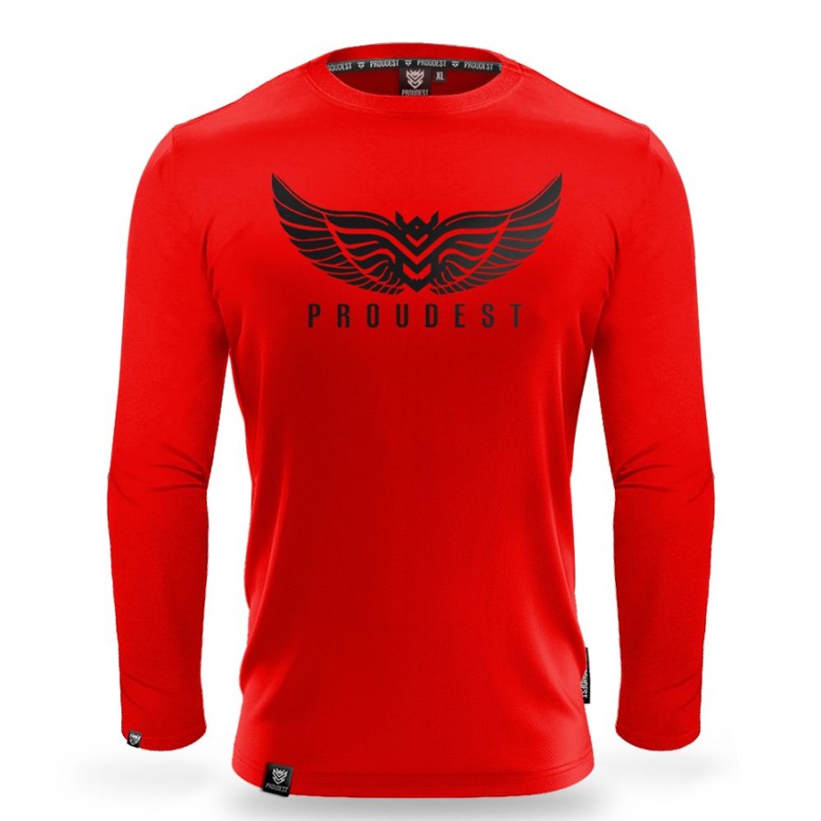 Mezczyzna Proudest | Longsleeve Wings Red