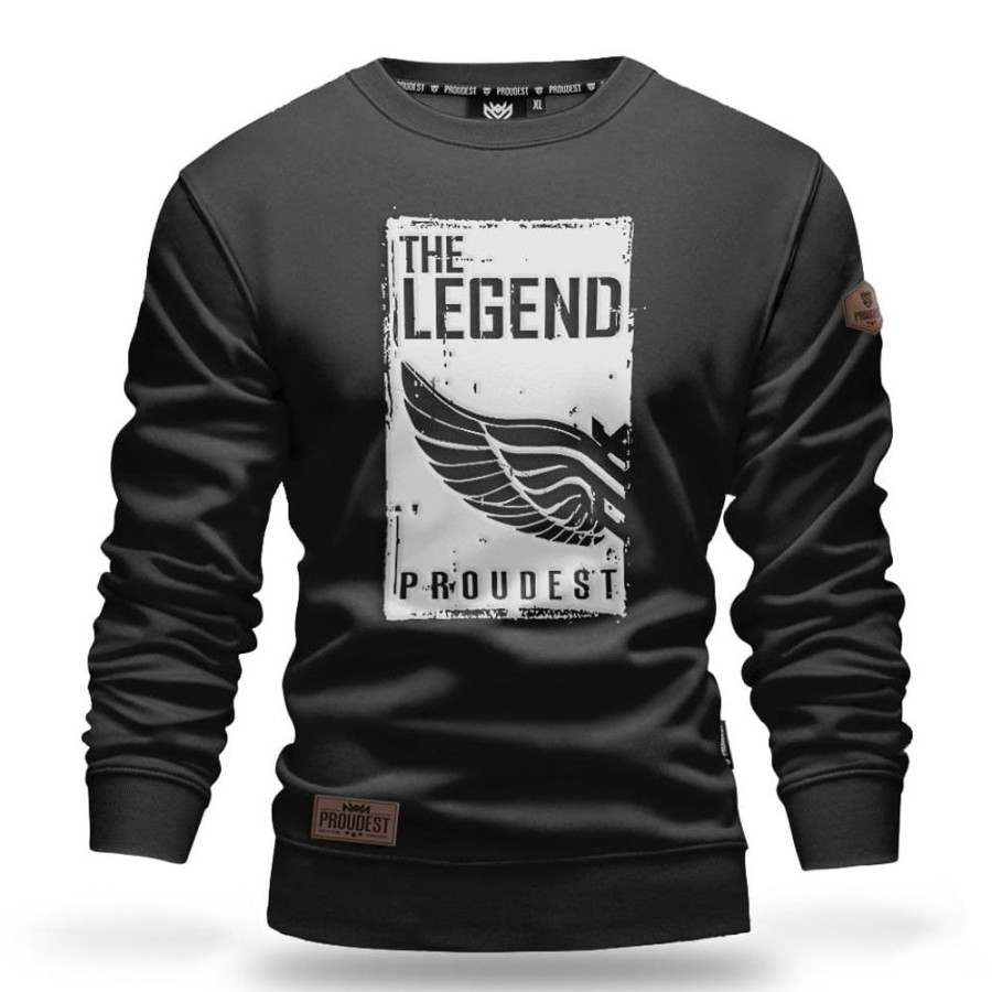 Mezczyzna Proudest | Bluza Klasyczna The Legend Black