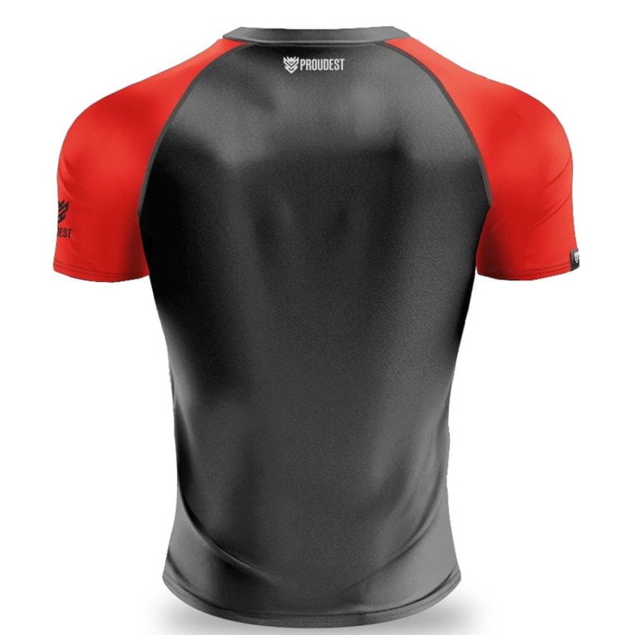 Mezczyzna Proudest | Rashguard Krotki Big Red