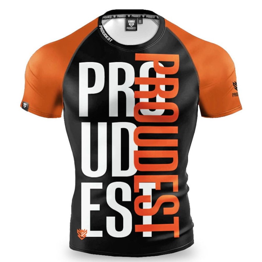 Mezczyzna Proudest | Rashguard Krotki Big Orange