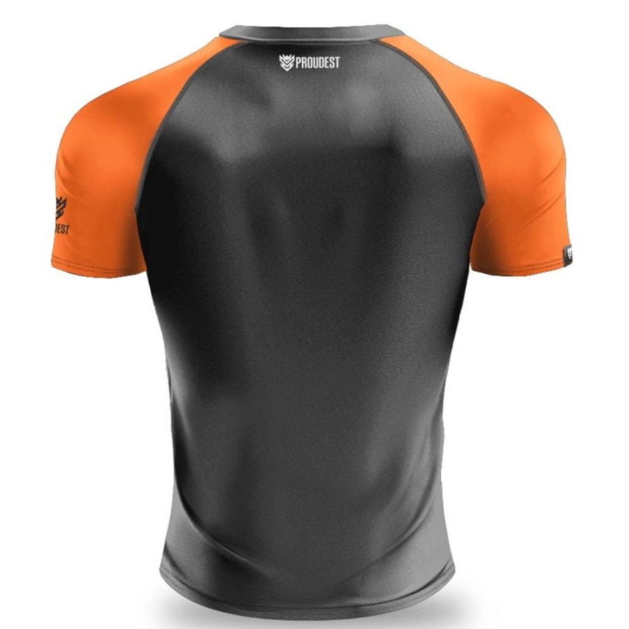 Mezczyzna Proudest | Rashguard Krotki Big Orange