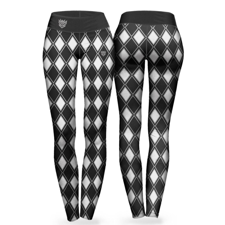 Kobieta Proudest | Legginsy Damskie Geometric White