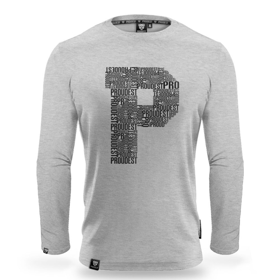 Mezczyzna Proudest | Longsleeve P Light Gray Melange