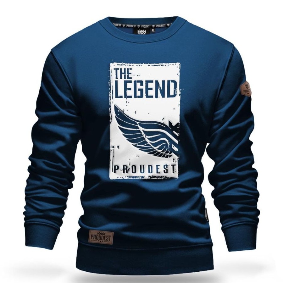 Mezczyzna Proudest | Bluza Klasyczna The Legend Dark Blue