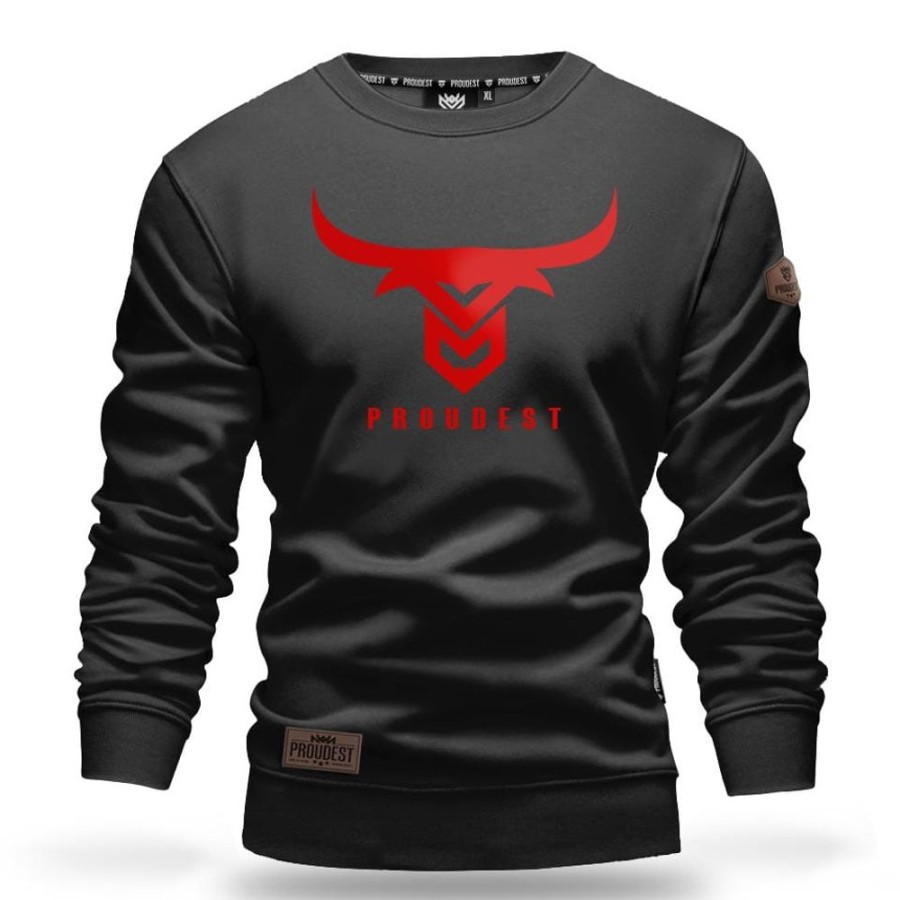 Mezczyzna Proudest | Bluza Klasyczna Bull Black