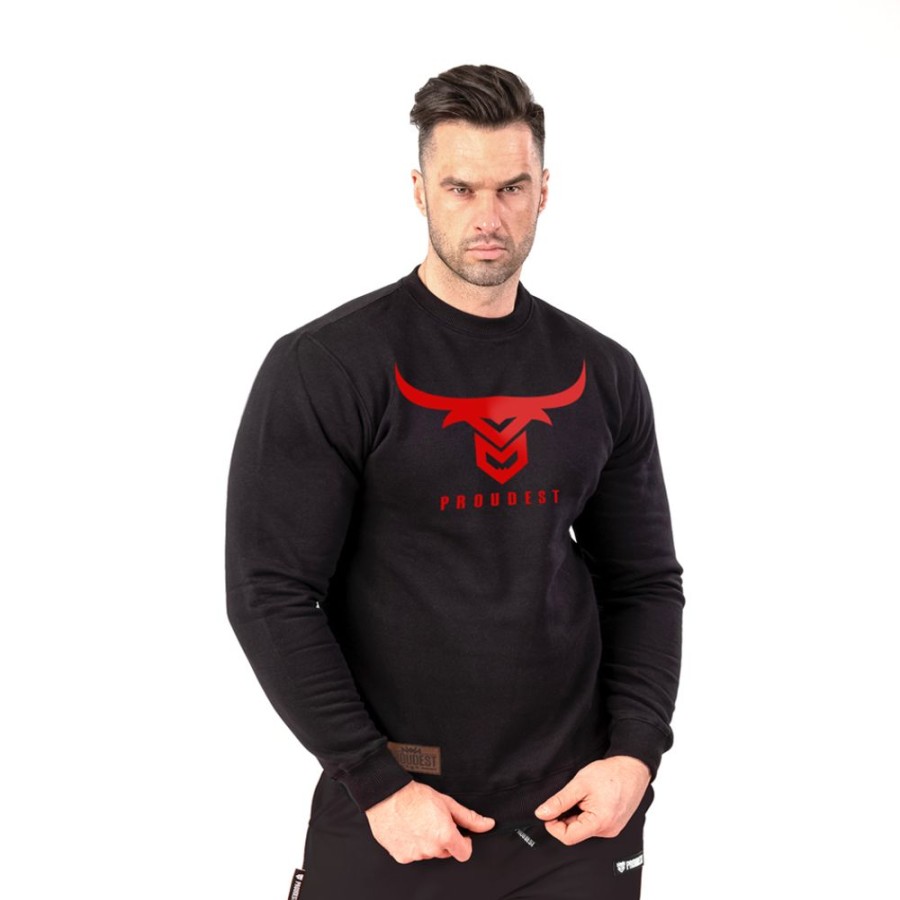 Mezczyzna Proudest | Bluza Klasyczna Bull Black