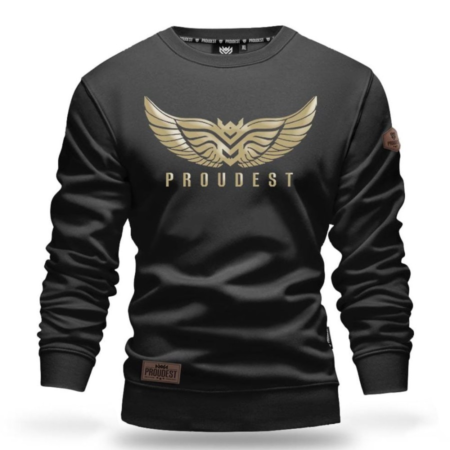 Mezczyzna Proudest | Bluza Klasyczna Wings Black