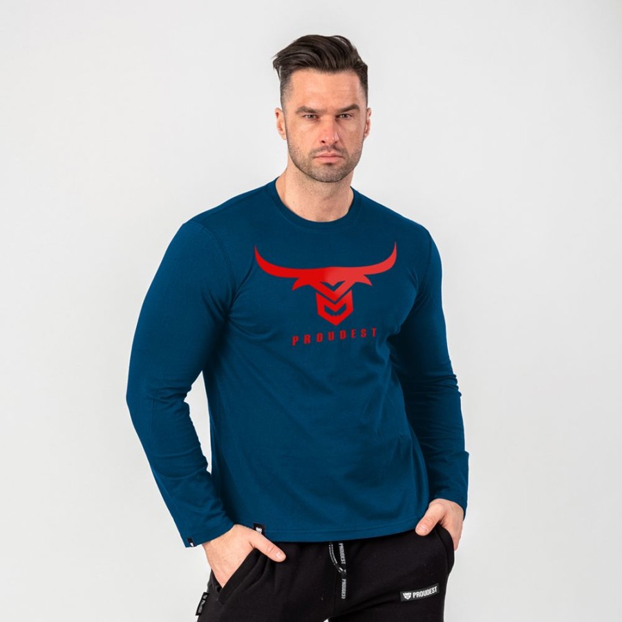 Mezczyzna Proudest | Longsleeve Bull Dark Blue