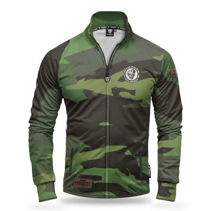 Mezczyzna Proudest | Bluza Rozpinana Ze Stojka N16 Camo Green