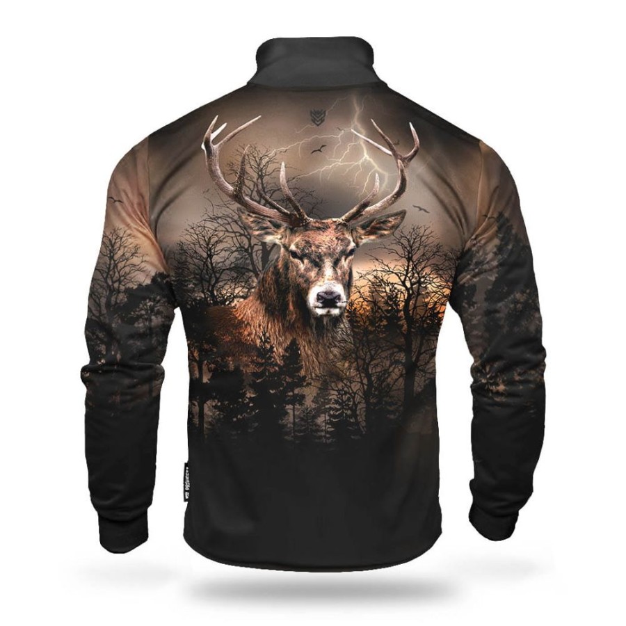 Mezczyzna Proudest | Bluza Rozpinana Ze Stojka Wild Deer Brown