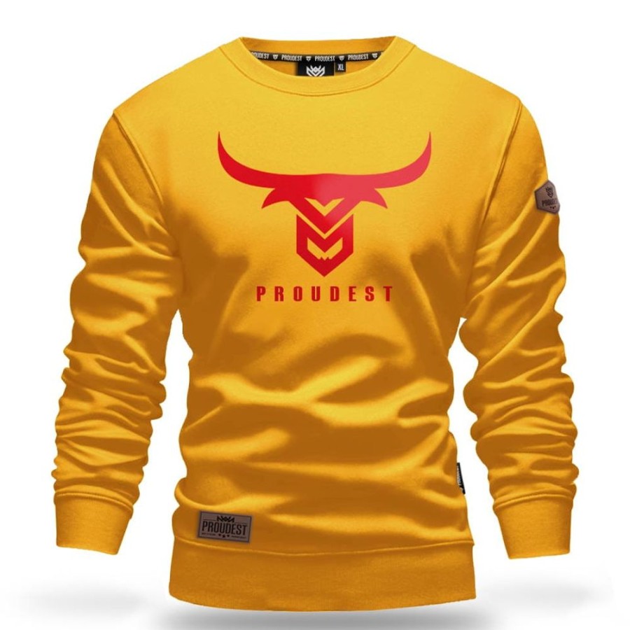 Mezczyzna Proudest | Bluza Klasyczna Bull Yellow