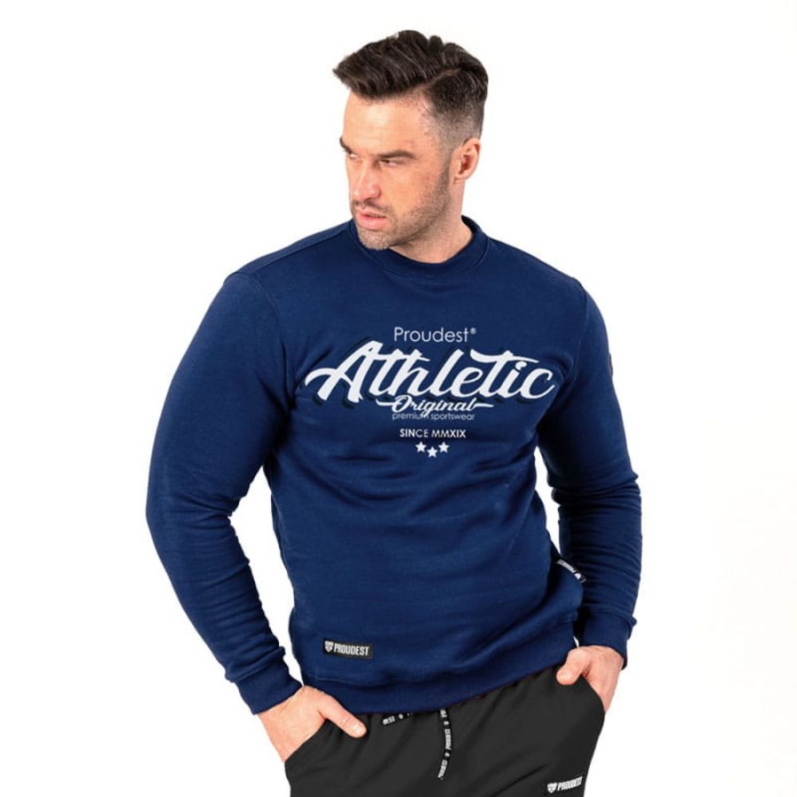 Mezczyzna Proudest | Bluza Klasyczna Athletics Dark Blue