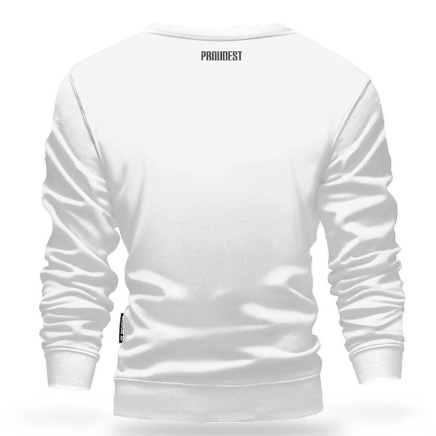 Mezczyzna Proudest | Bluza Klasyczna White Pro