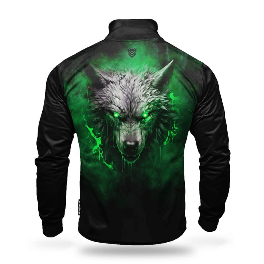 Mezczyzna Proudest | Bluza Rozpinana Ze Stojka Cyber Wolf Green