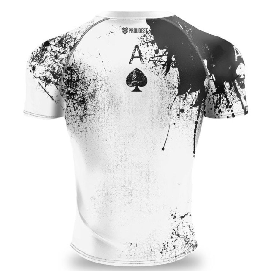 Mezczyzna Proudest | Rashguard Krotki As-Art White