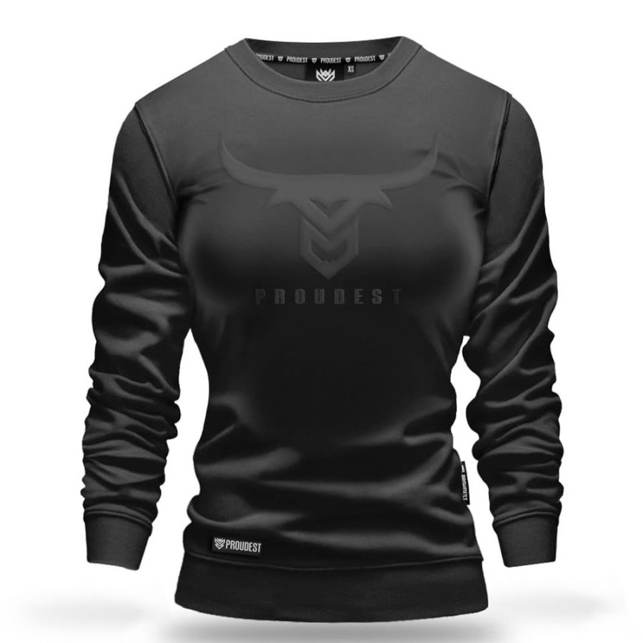 Kobieta Proudest | Bluza Klasyczna Damska Bull All Black