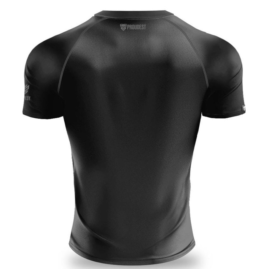 Mezczyzna Proudest | Rashguard Krotki Black Discreet