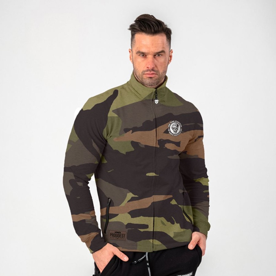 Mezczyzna Proudest | Bluza Rozpinana Ze Stojka N16 Camo Brown