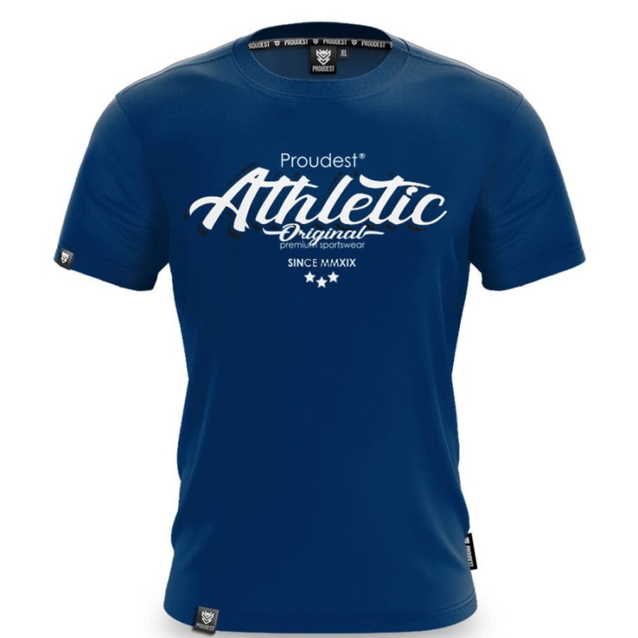 Mezczyzna Proudest | Koszulka Bawelniana Athletic Dark Blue