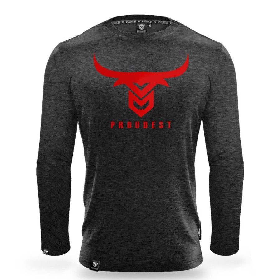 Mezczyzna Proudest | Longsleeve Bull Dark Gray